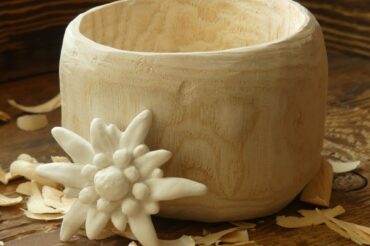 diffusore essenze in legno dettaglio gessetto stella alpina