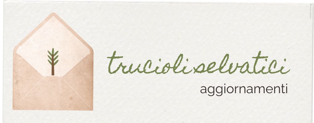 Banner della newsletter di aggiornamenti di trucioli selvatici